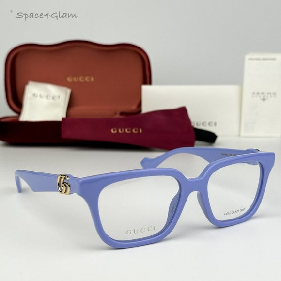 BRAND NEW Gucci GG1536O 008 Violet Women Square Eyeglasses  BRAND NEW Gucci GG1536O 008 Violet Women Square Eyeglasses GG 1536O